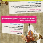 תחרות נגינה של מוסיקה ישראלית ע”י נגנים מכל העולם