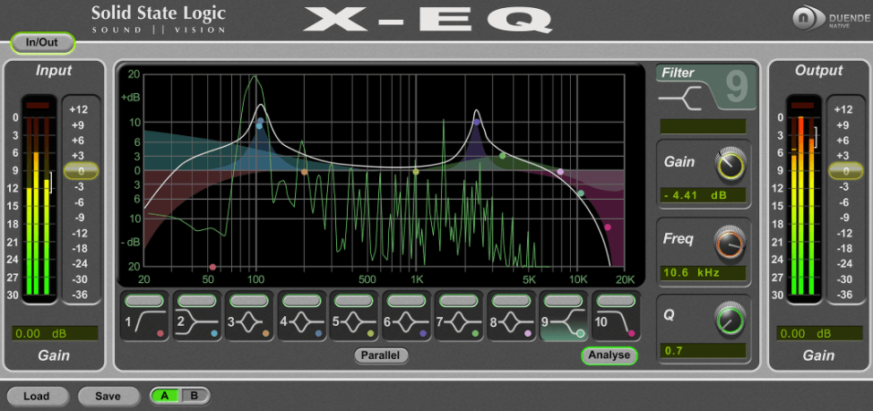 פלאגינים מומלצים: Duende Native SSL X-EQ