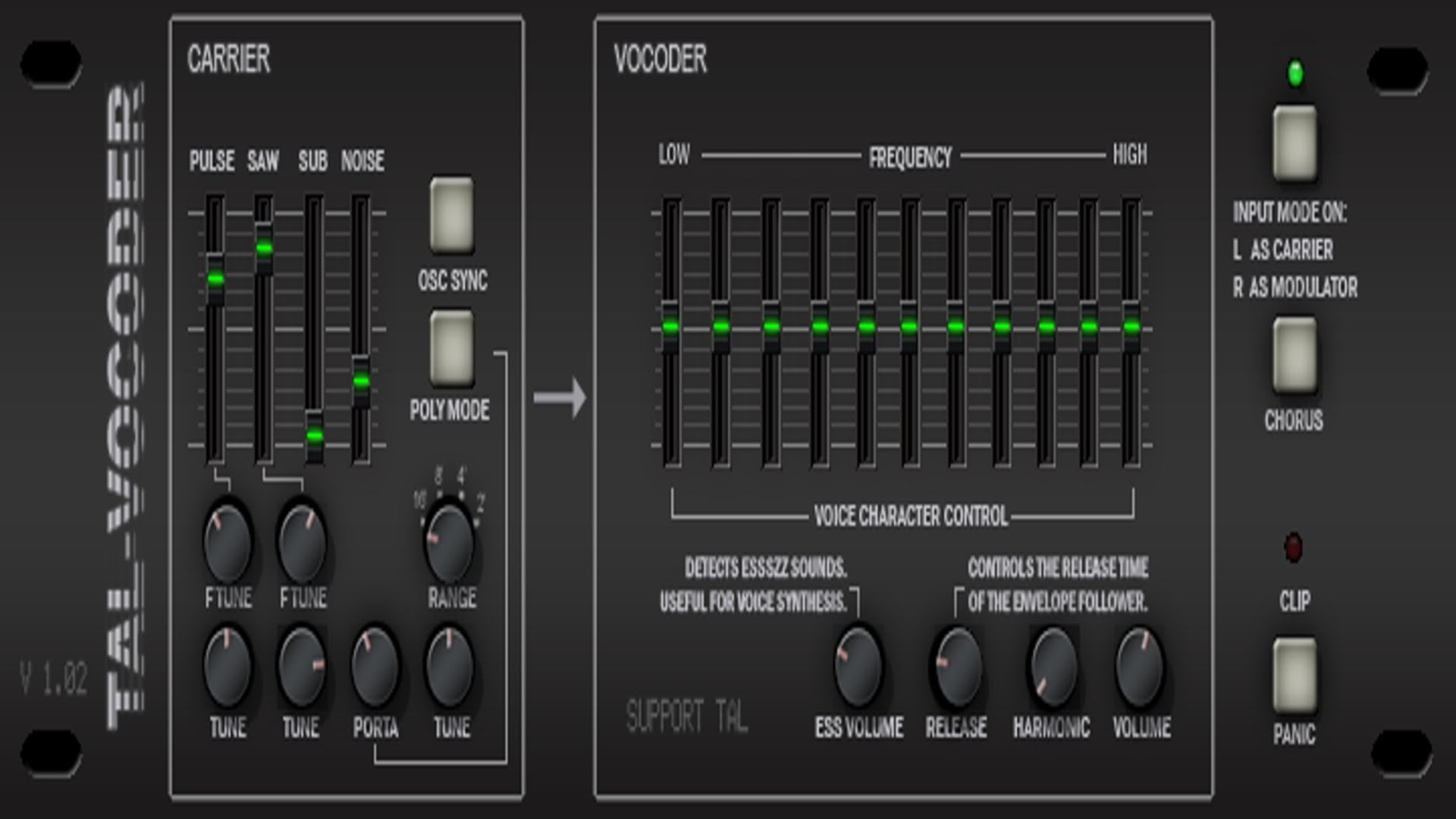 פלאג-אינס (Plugins) מומלצים: TAL Vocoder