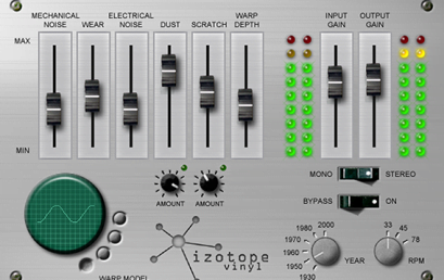 פלאג-אין חינמי מומלץ: iZotope Vinyl