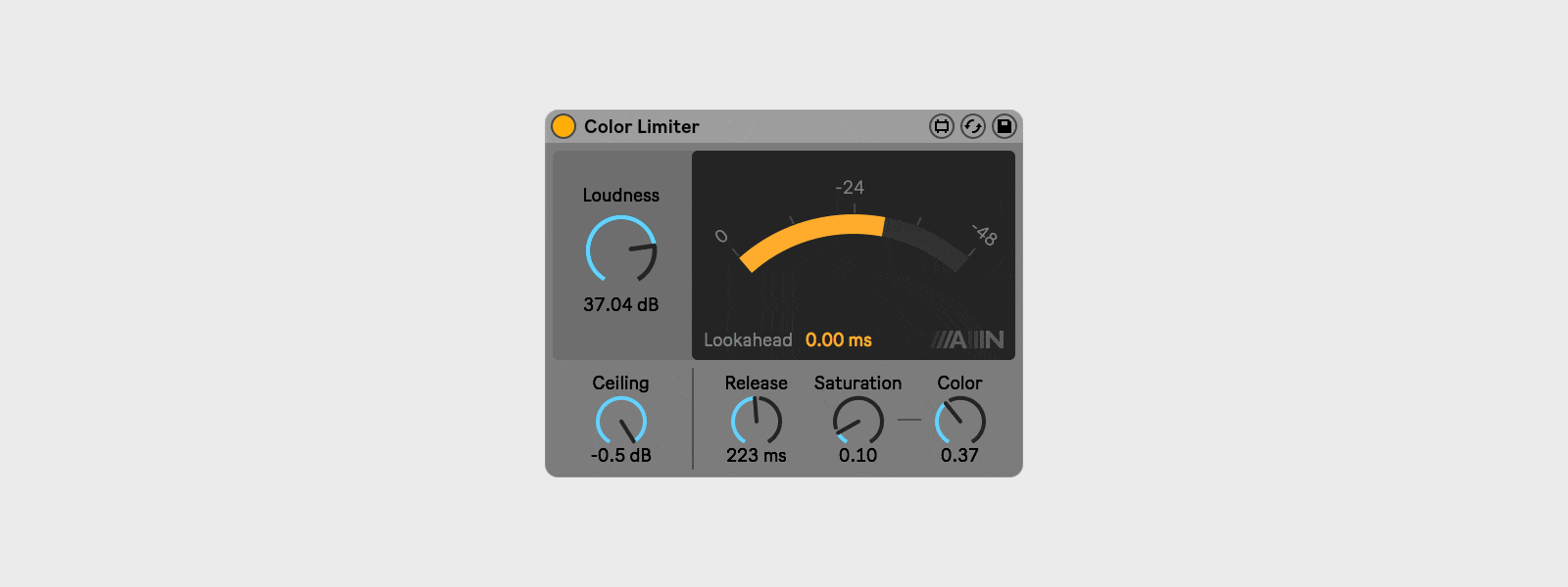 Color Limiter, מתוך Ableton Live Creative Extensions - מכללת BPM