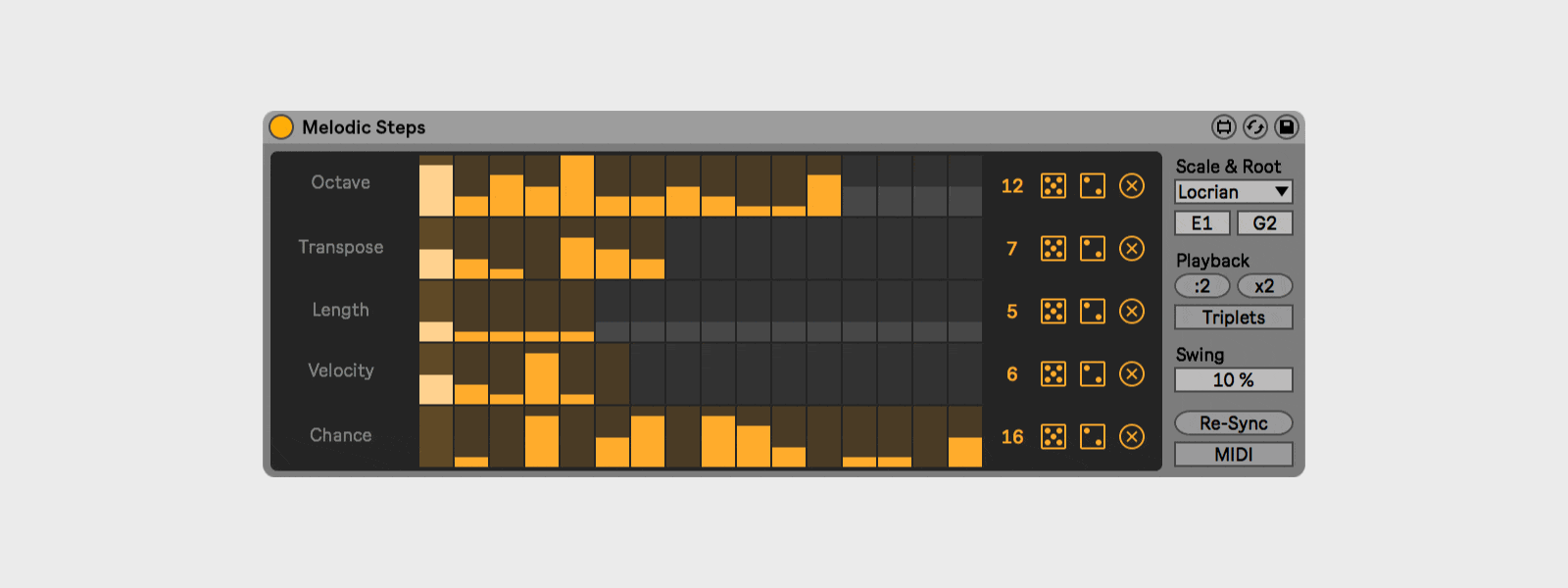 Melodic Steps, מתוך Ableton Live Creative Extensions - מכללת BPM