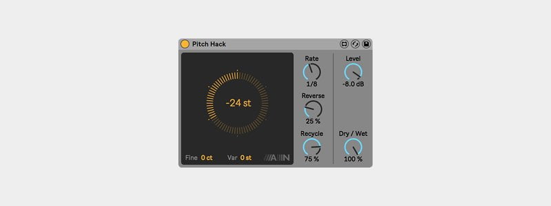 Pitch Hack, מתוך Ableton Live Creative Extensions - מכללת BPM