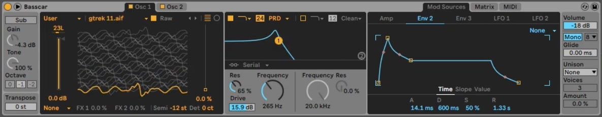 צורות גל ודגימות בסינת'יסייזר Wavetable, אבלטון 10.1 - מכללת BPM