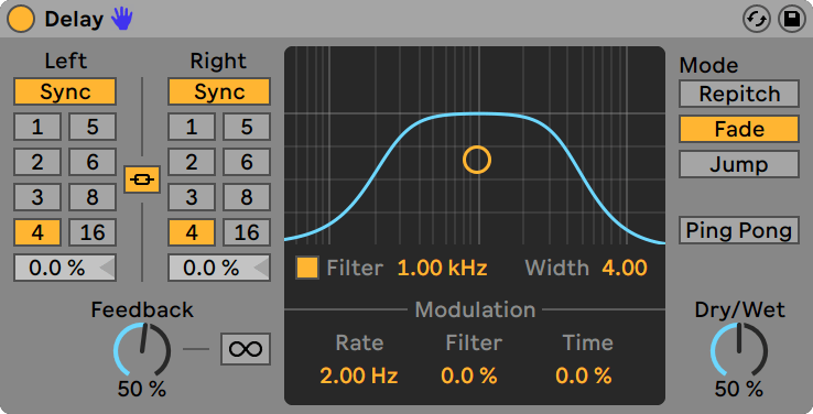 Delay, דיליי חדש באבלטון 10.1 - מכללת BPM