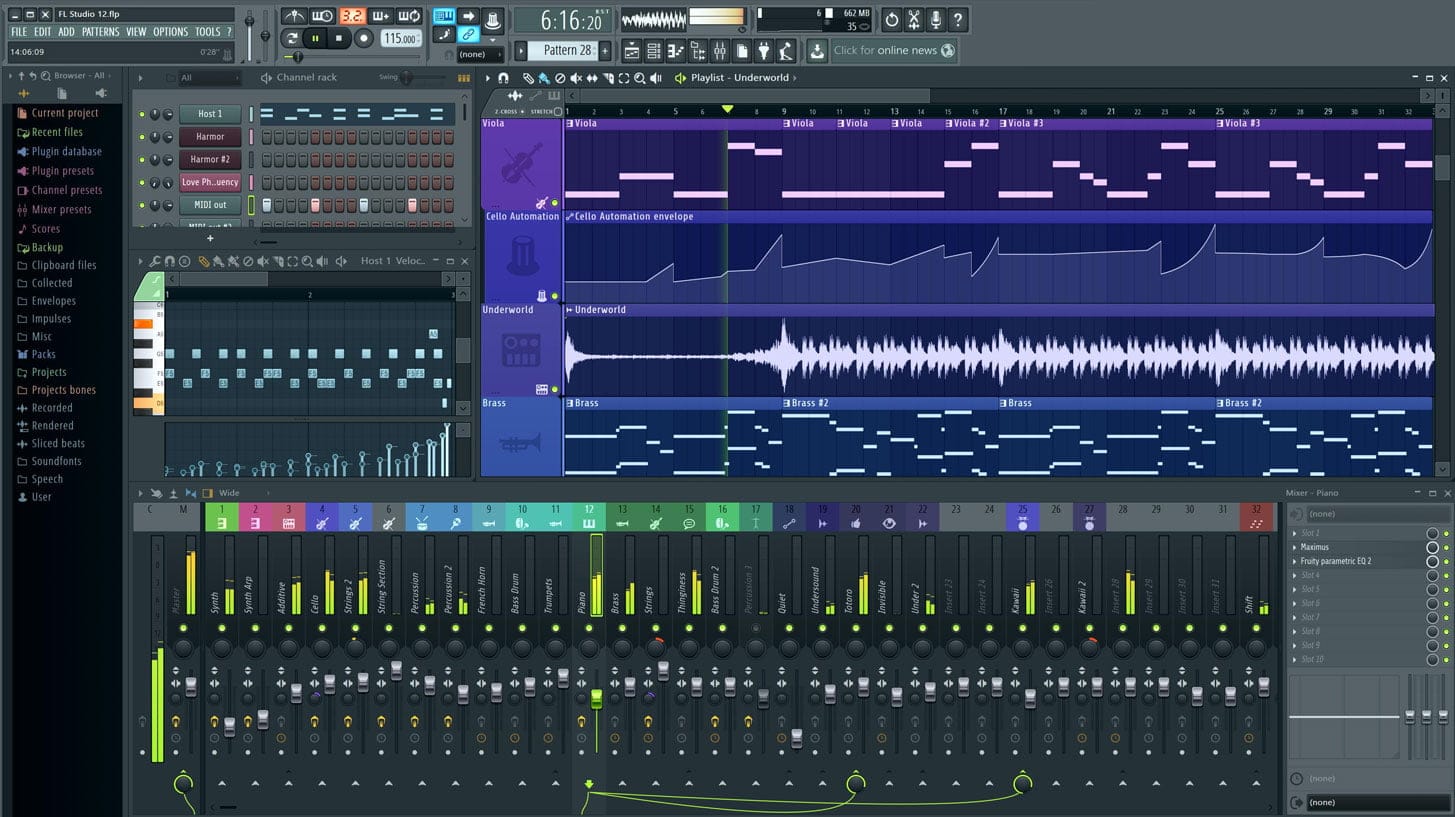 תוכנת FL Studio מבית Image-Line