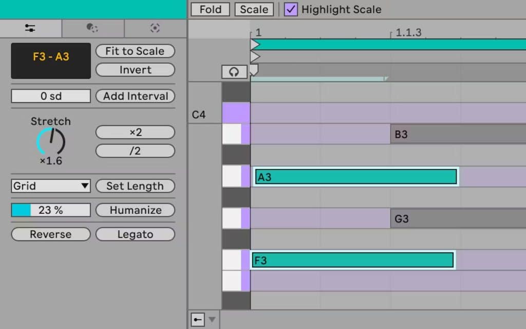 אפשרויות חדשות לעריכת MIDI ב-Ableton 12